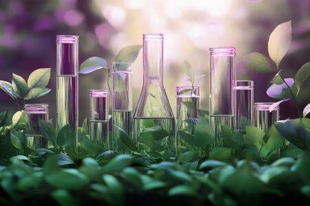 Plant science laboratory research, biological chemistry test, gr